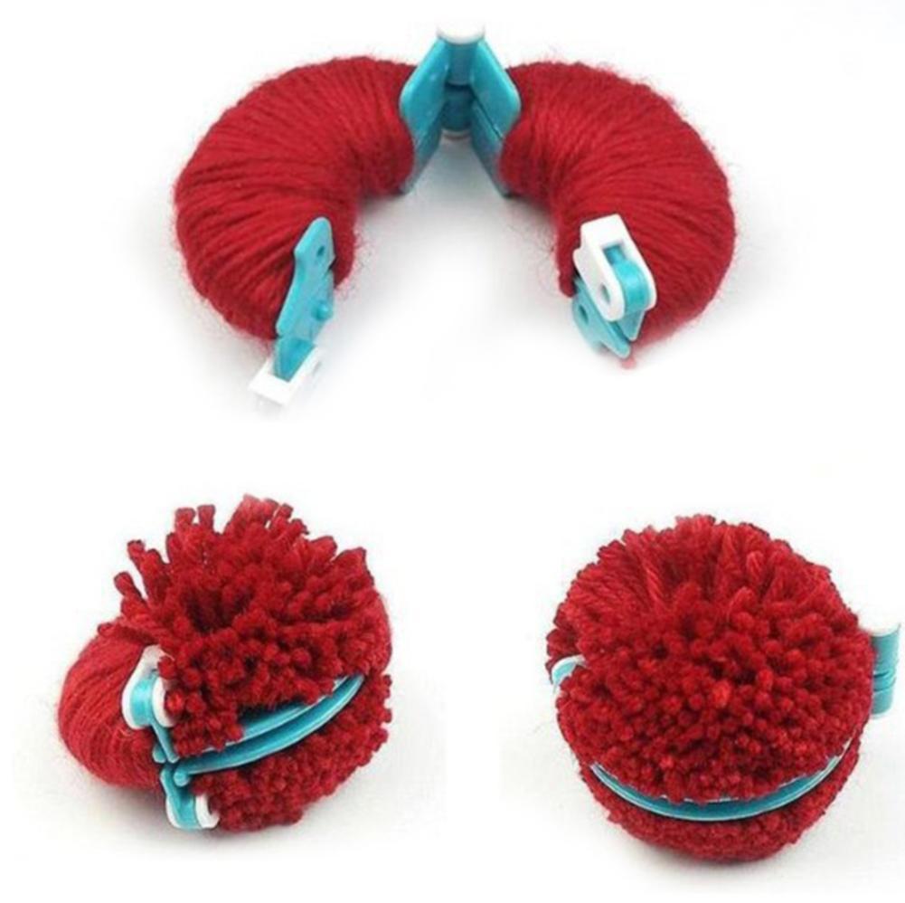 Pom Pom Maker Tool - 8-delige wollen balmaker gebreide gereedschappen garen