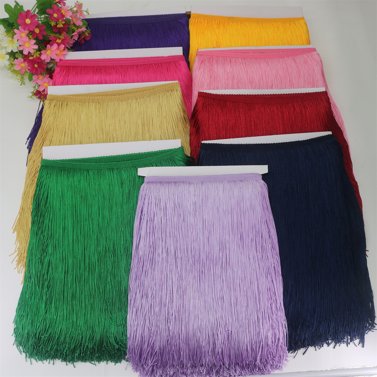 Fringe Ribbon Sewing - 10yard 30CM Lange Veelkleurige Polyester Fringe