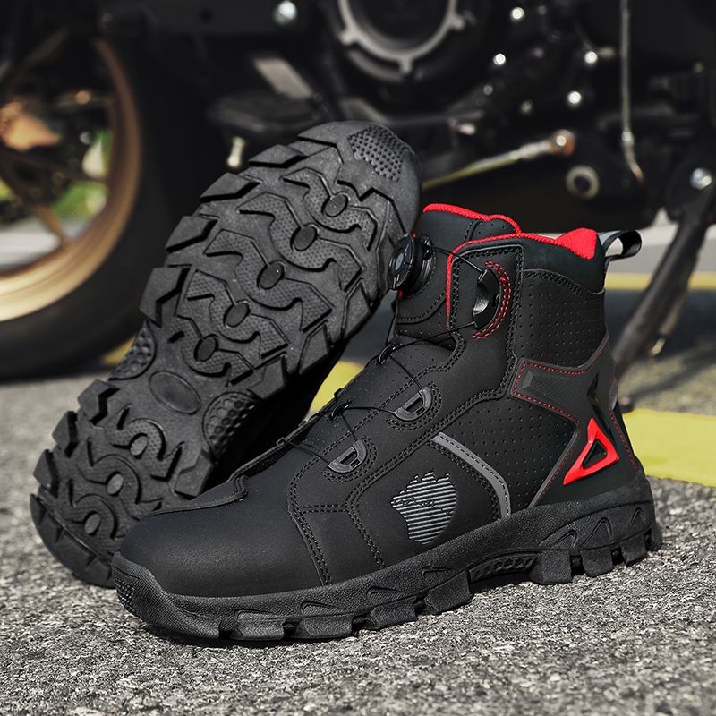 Guipure Lace Panel - Professionele motorlaarzen voor heren Off-road raceschoenen