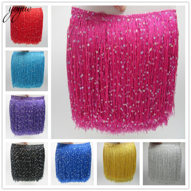 Fringe Ribbon Sewing - YOYUE 1Yard 20 CM Lange Polyester