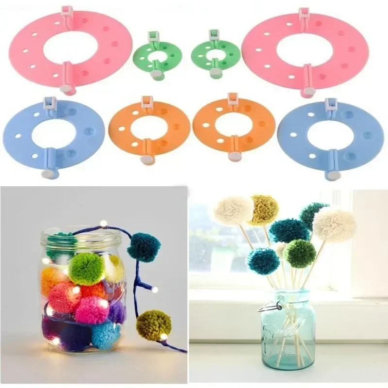 Pom Pom Maker Tool - 4 maten Pompoms Makers Pompoms Maker
