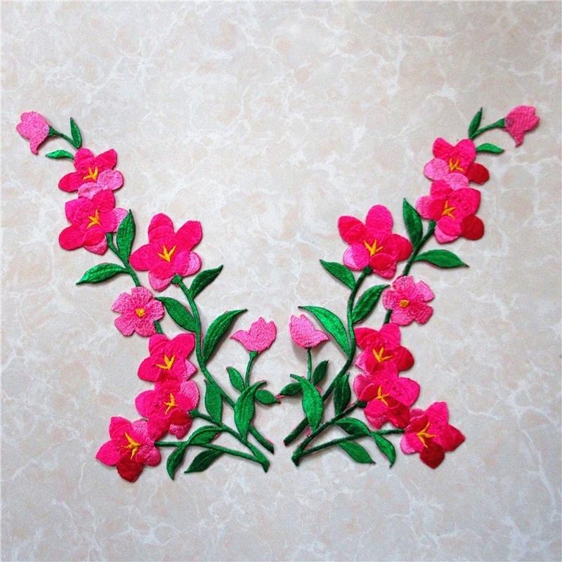 Applique Patch Flower - 1/2 Stuks Mooie Blauwe Bloem Patch