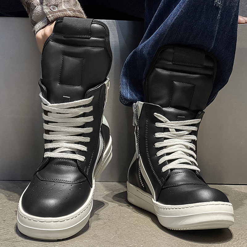 Guipure Lace Panel - Merk Herenschoen Casual High Top Kwaliteit