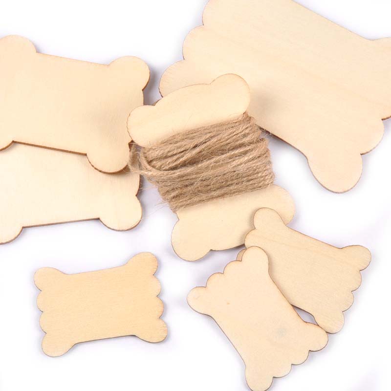 Organza Ribbon Spool - 54/72/98Mm Houten Platte Bobbin Spoelen Voor