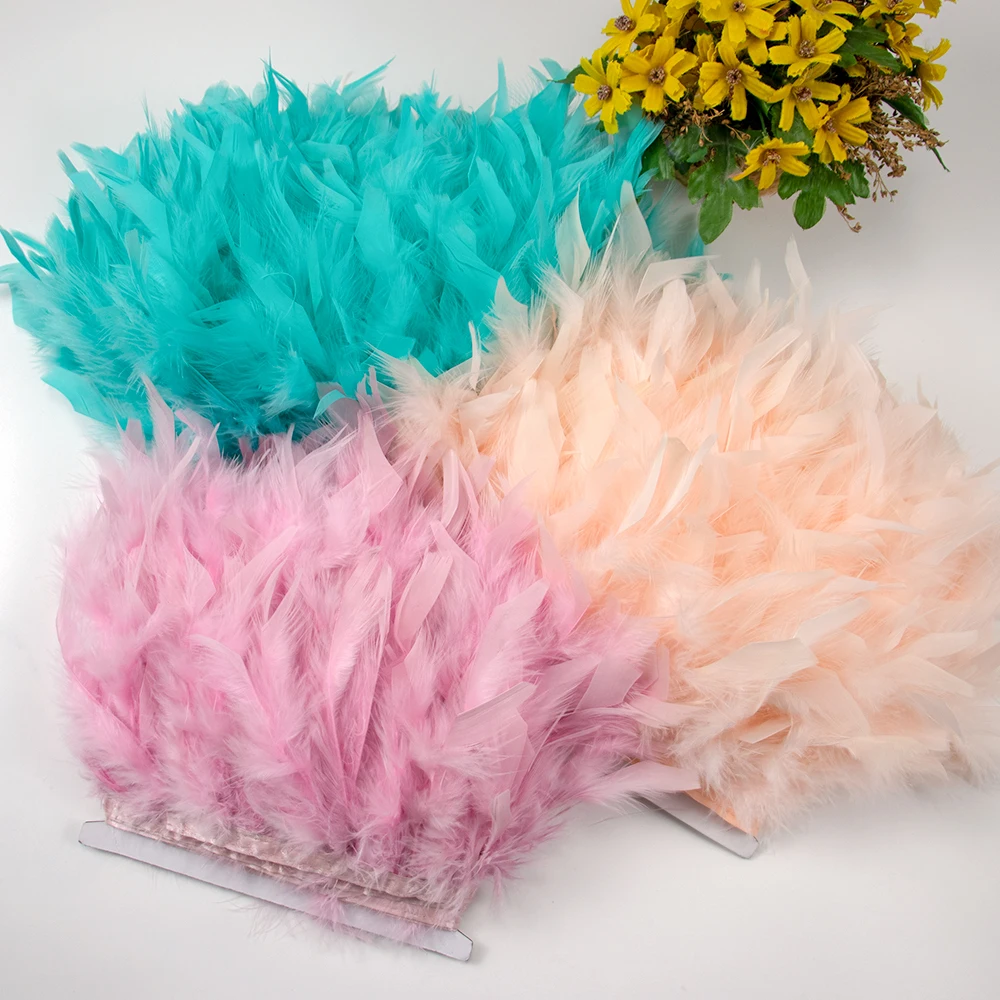 Feather Trim Marabou - 1M natuurlijke kalkoenveren trim marabou verenlint