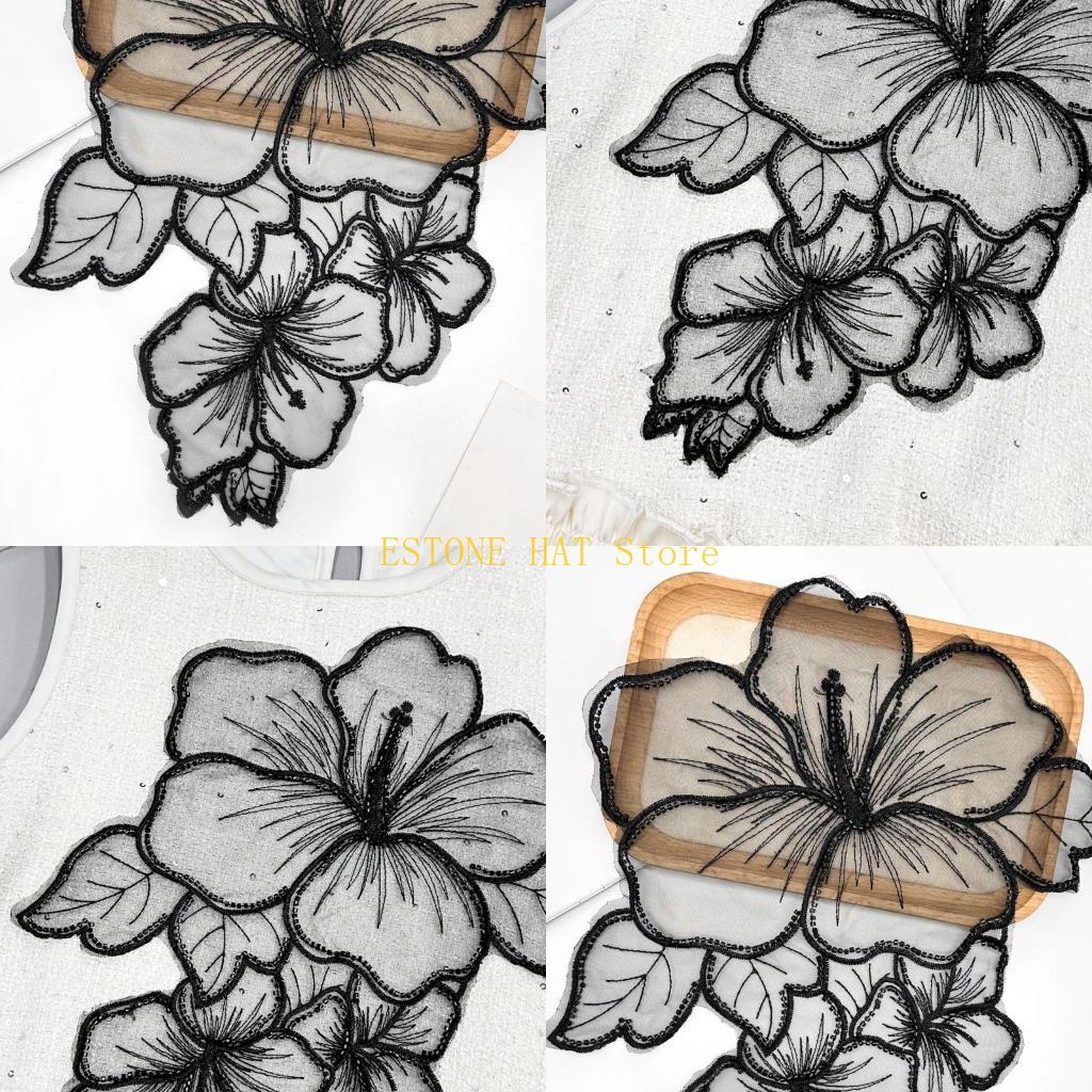 Applique Patch Flower - 49MF bloemen naaien patches elegante bloem