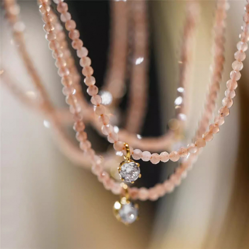 Pearl Trim Chain - Fashion Vintage Sexy Zirkoon Hanger Ketting