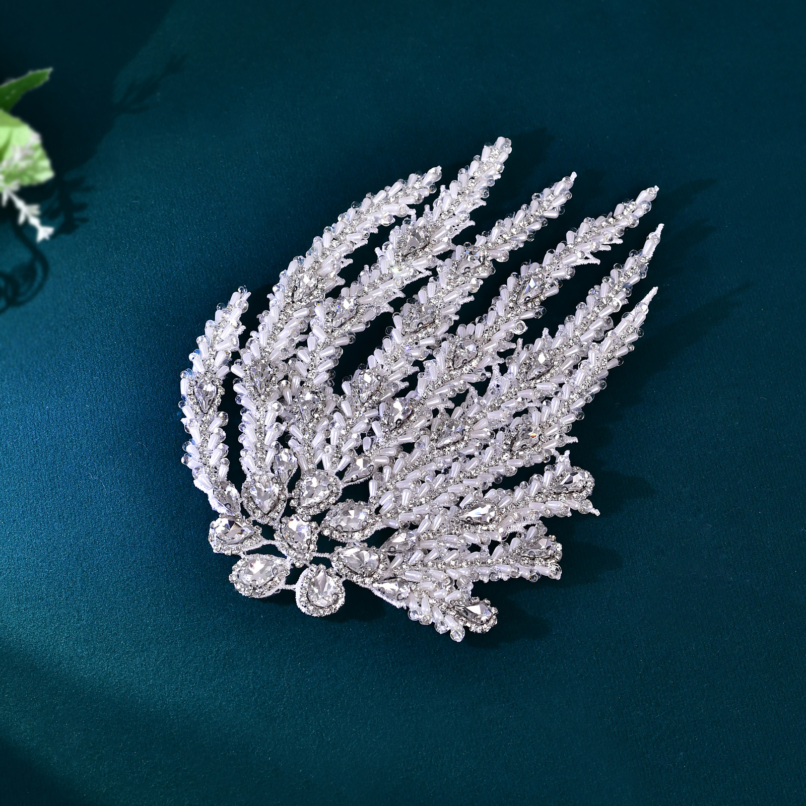 Sew On Rhinestone - TOPQUEEN kralen strass patch, handgemaakte naaien