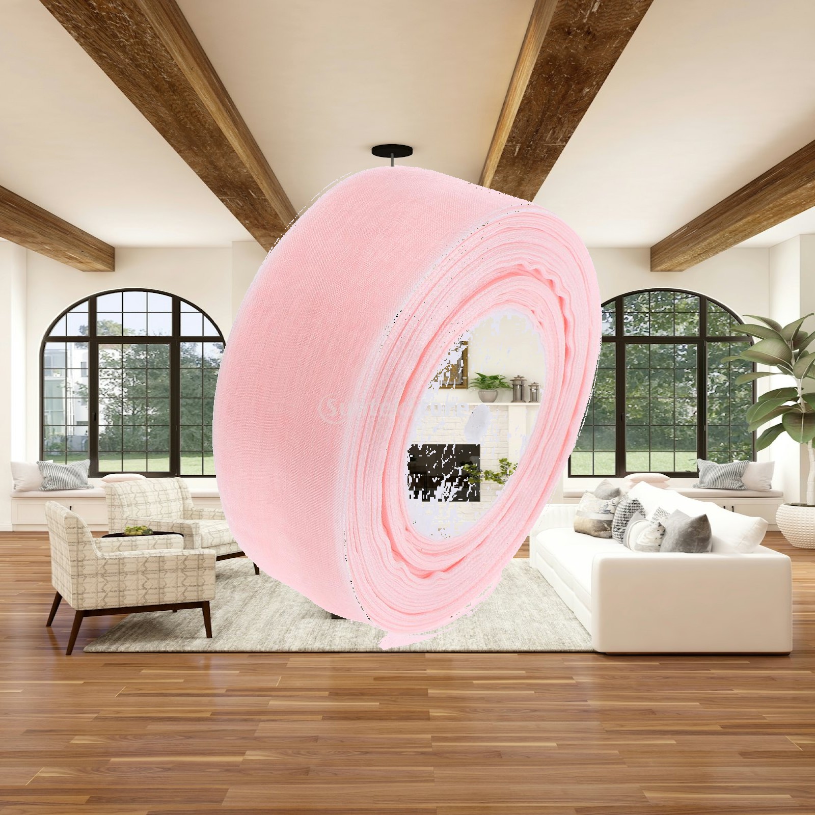 Organza Ribbon Spool - Transparant organza lint grote satijnen knoop