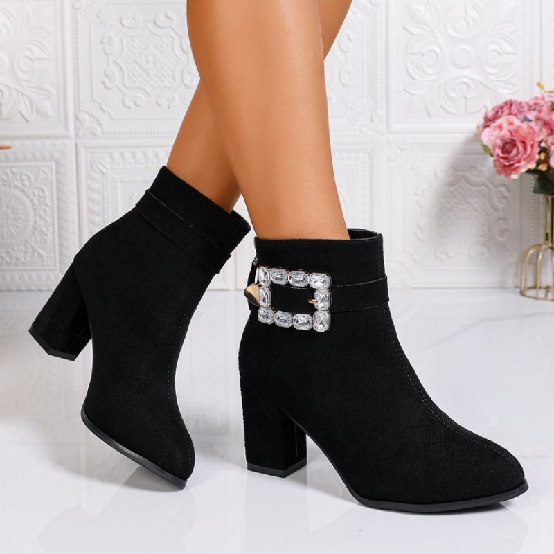Crystal Mesh Fabric - Modieuze/hotselling sexy laarzen met strass-middenzool voor