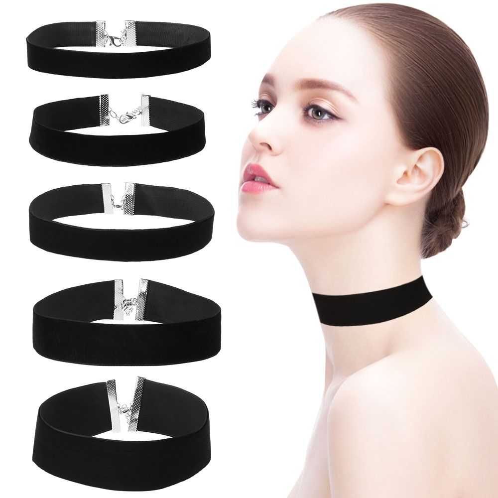 Velvet Ribbon Roll - 1Pc Classic Vintage Fluweel Choker Elegante