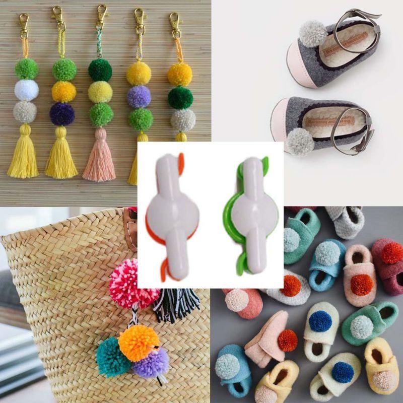 Pom Pom Maker Tool - D8KF 2 stks Pom-Pom Maker voor