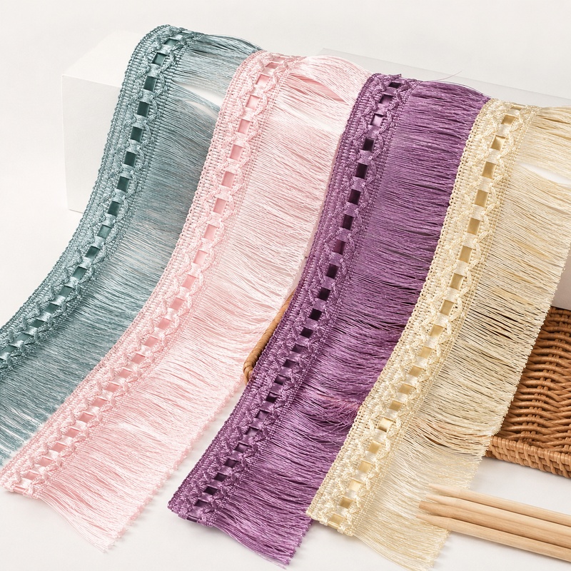 Fringe Ribbon Sewing - 2-10 meter 10 cm nylon kwastje