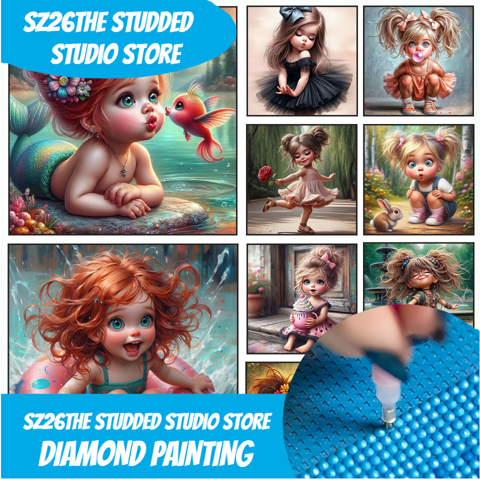 Sz26The Studded 5D DIY Diamond - Embroidery Embellishments recensie en prijs