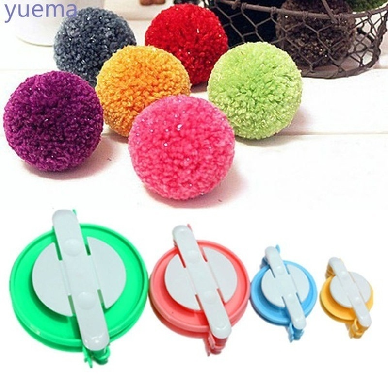 8 Stuks 4 Maten Pluis Bal Weve - Pom Pom Maker Tool recensie en prijs