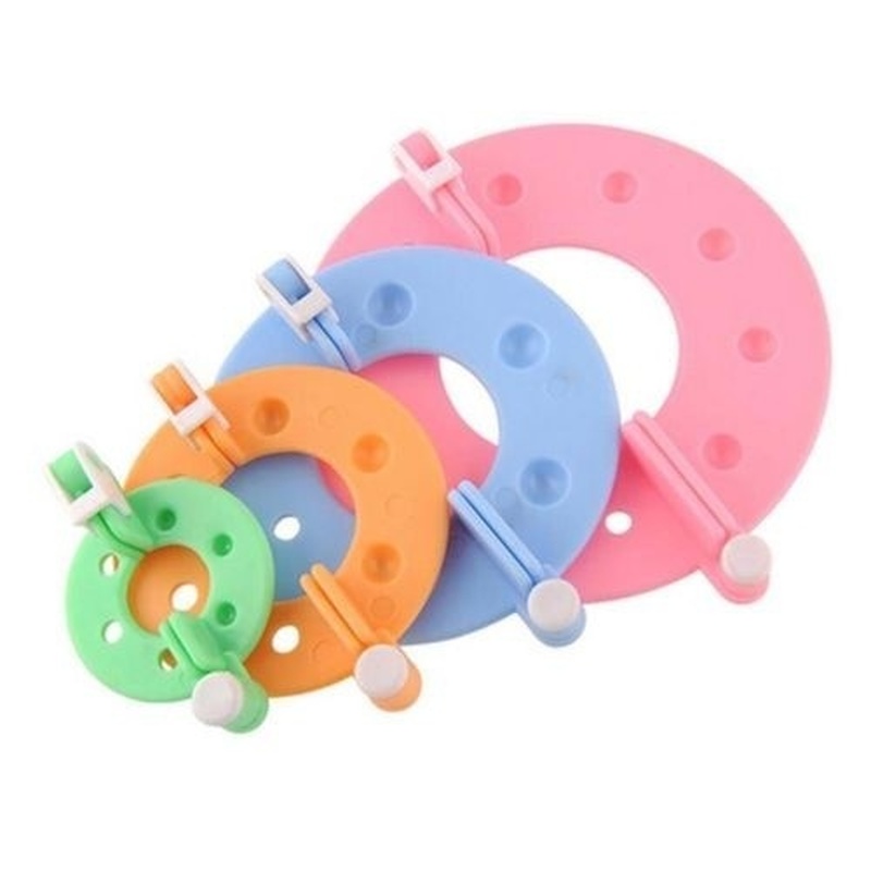8 Stuks 4 Maten Pluis Bal Weve - Pom Pom Maker Tool recensie en prijs