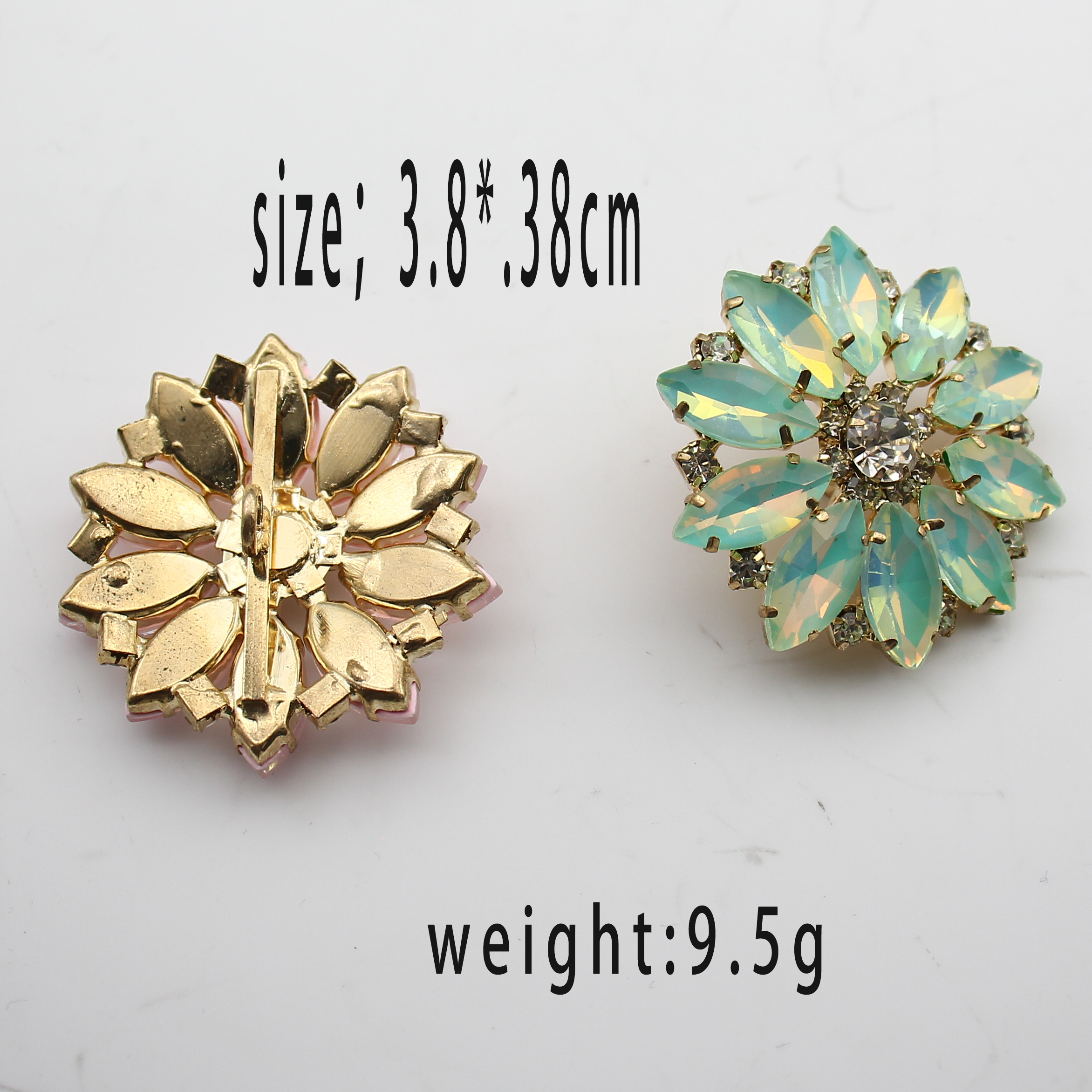 Gemengde kleur bloem marquise  - Sew On Rhinestone recensie en prijs