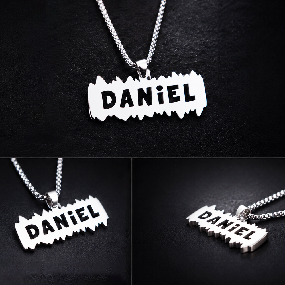 Gepersonaliseerde naamplaatje  - Pearl Trim Chain recensie en prijs