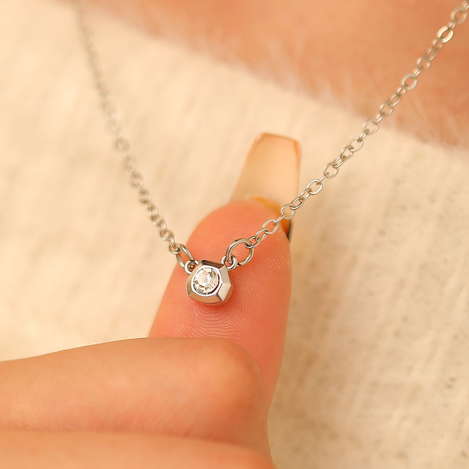 Eenvoudige Mode Waterdruppel K - Pearl Trim Chain recensie en prijs