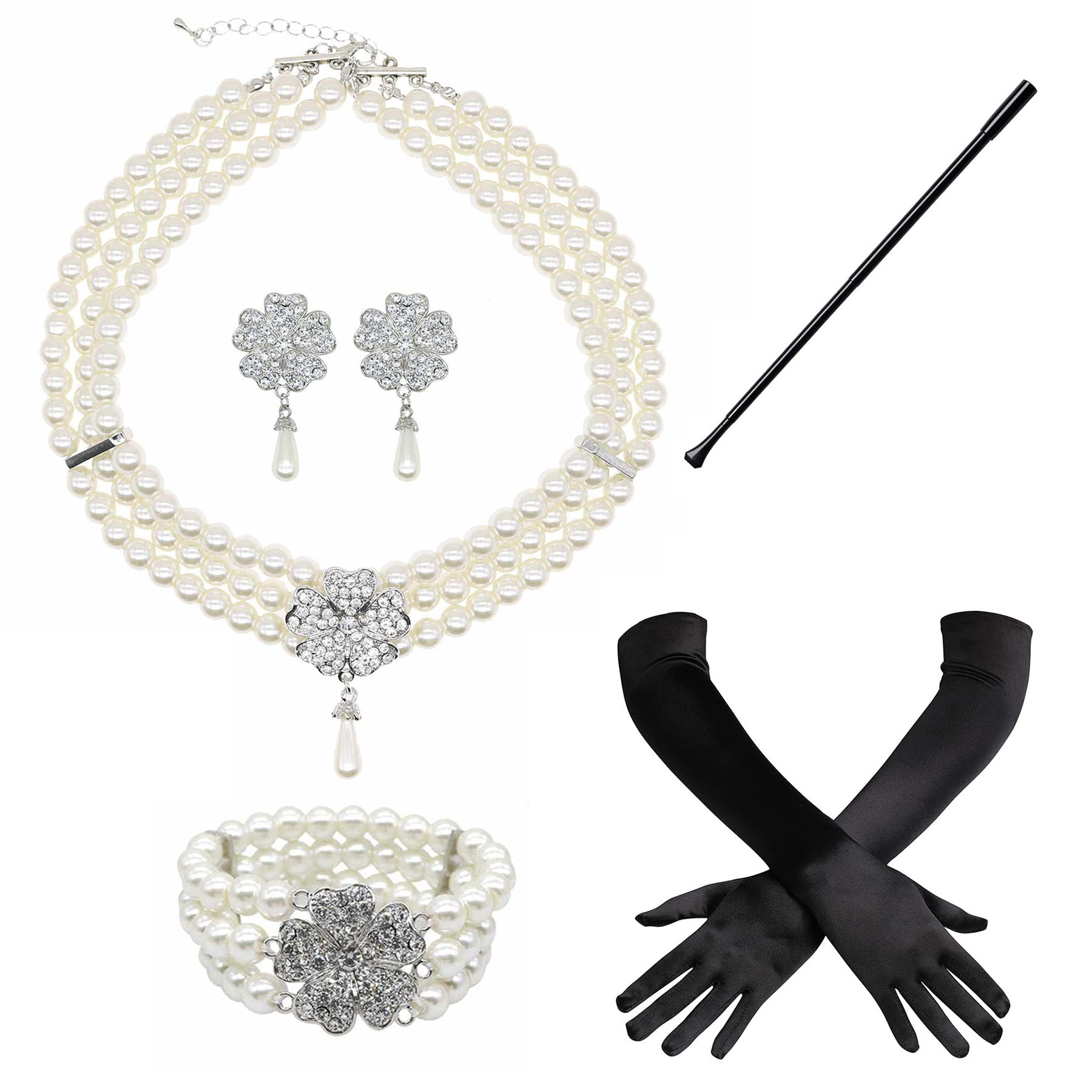 1920s1950s Imitation Pearl Nec - Pearl Trim Chain recensie en prijs