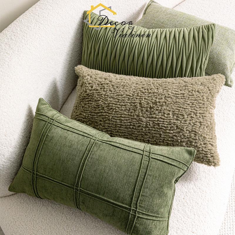 Groen taillekussen, minimalist - Velvet Ribbon Roll recensie en prijs