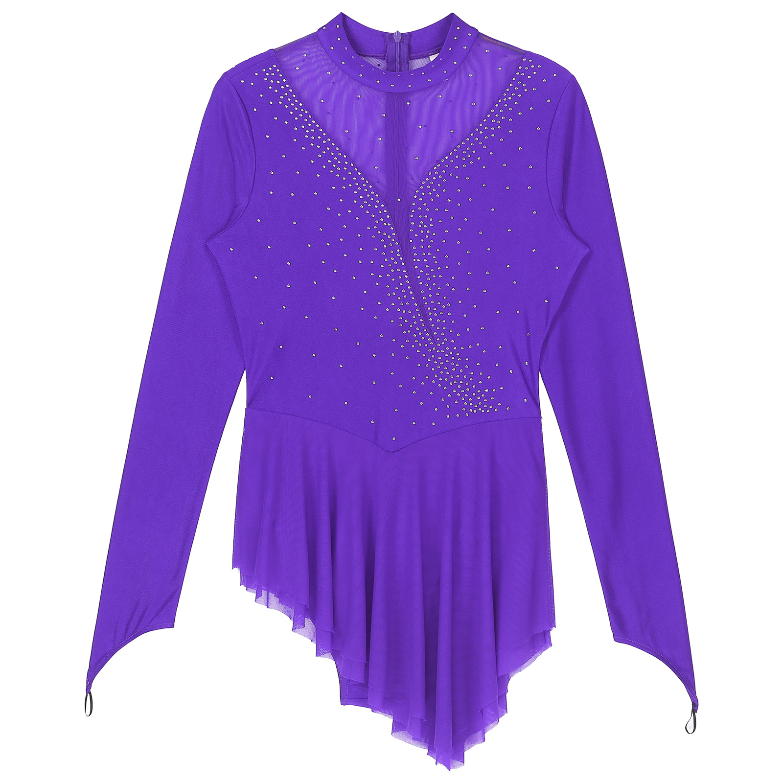 Vrouwen Figuur Schaatsen Gymna - Rhinestone Banding Trim recensie en prijs