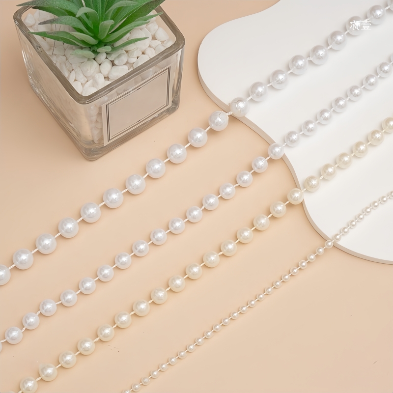 2/5m ABS Imitatie Parel Kraal  - Pearl Trim Chain recensie en prijs