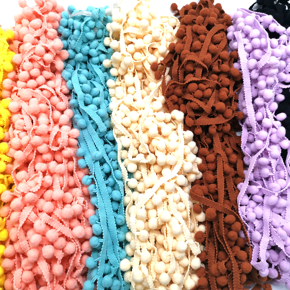 1-5yard Pom pom Fringe Kant Li - Fringe Ribbon Sewing recensie en prijs
