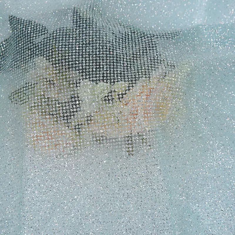 Glitter Sequin Mesh-stof voor  - Crystal Mesh Fabric recensie en prijs