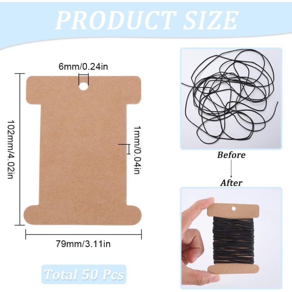 50 Stuks Kartonnen Spool Bulk  - Organza Ribbon Spool recensie en prijs