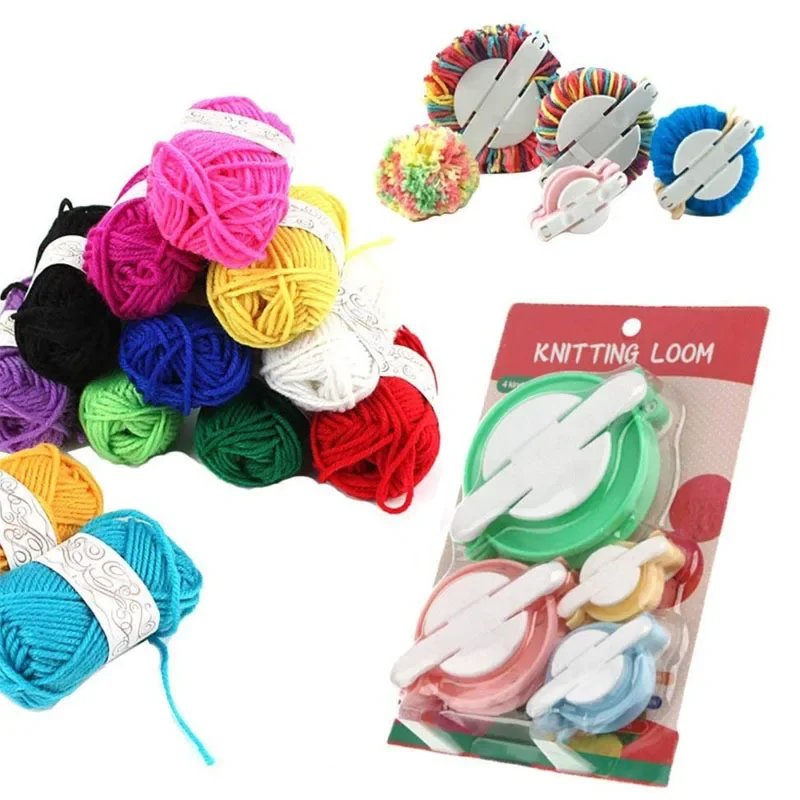 4 Formaten Wolbalmaker Brei Ge - Pom Pom Maker Tool recensie en prijs