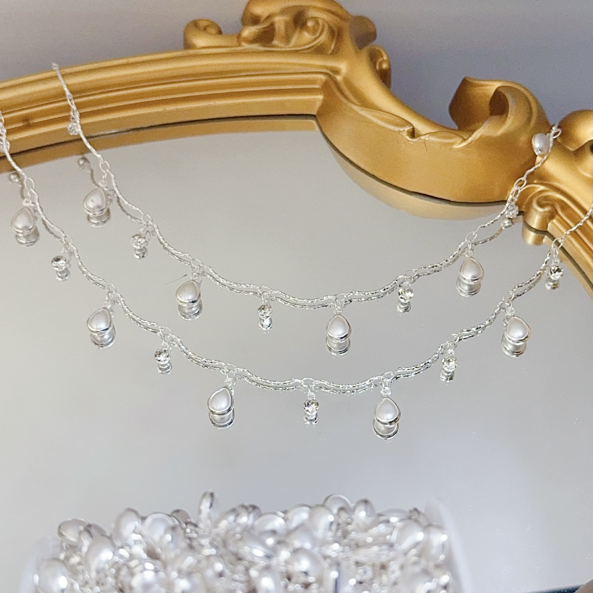 0.5/1/2M Prachtige Gebogen Sto - Pearl Trim Chain recensie en prijs
