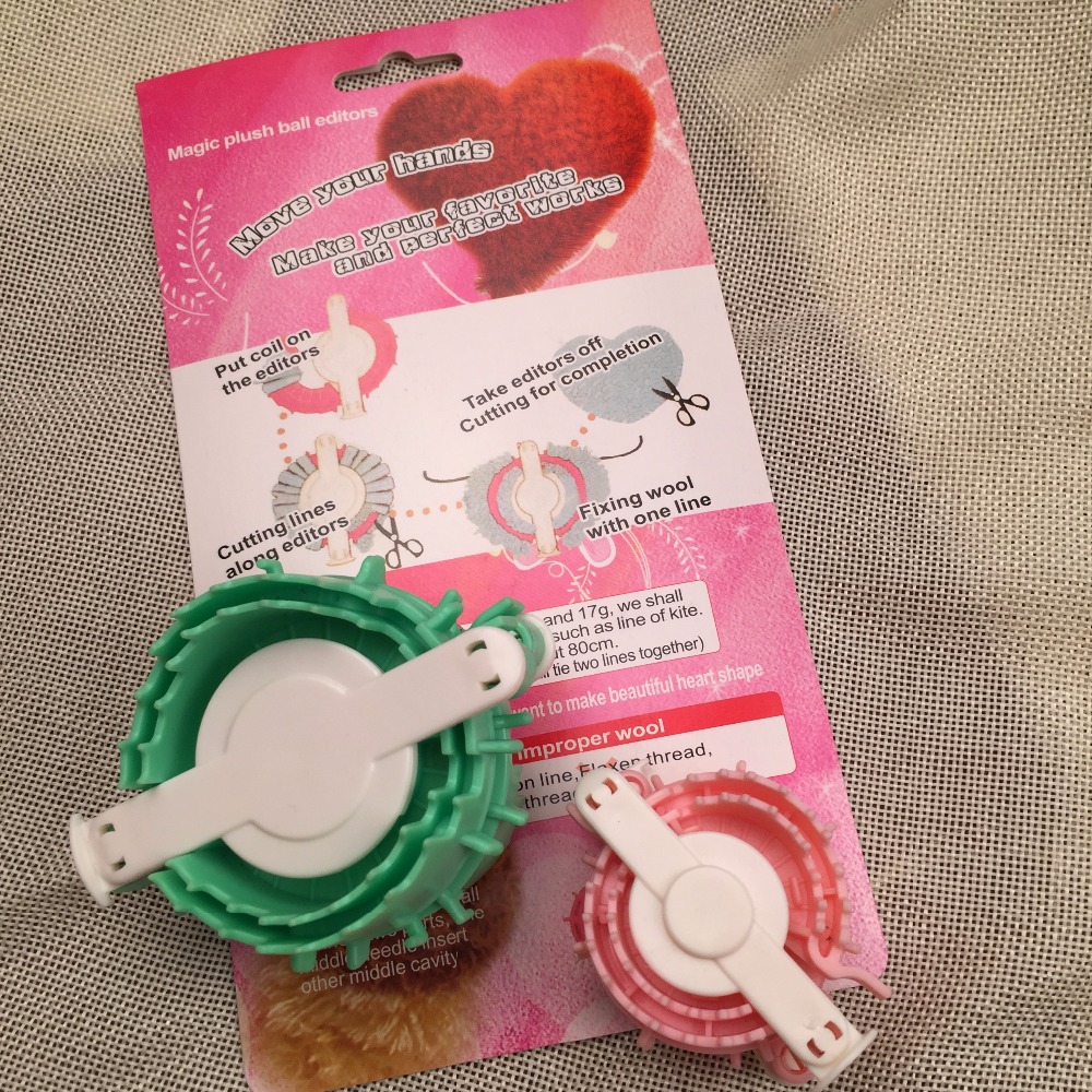 Gratis Shippng Pompom Maker Zo - Pom Pom Maker Tool recensie en prijs