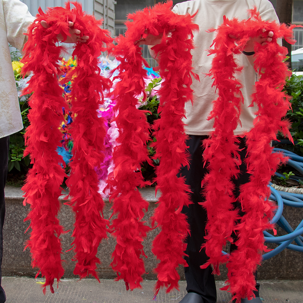 Rode Marabou Feather Boa Trim  - Feather Trim Marabou recensie en prijs