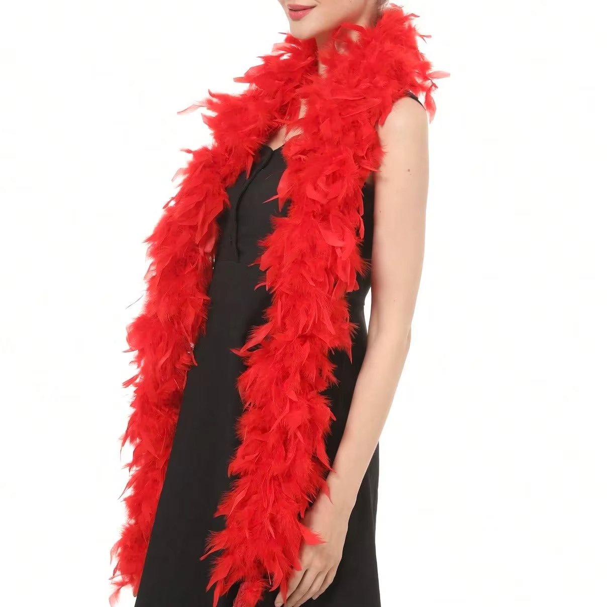 Rode Marabou Feather Boa Trim  - Feather Trim Marabou recensie en prijs