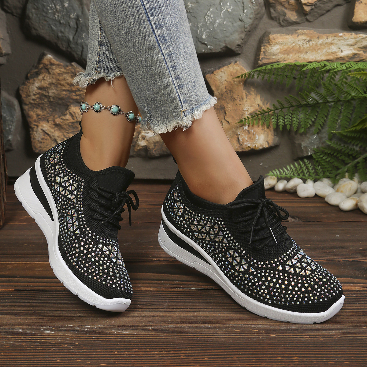 Glitter strass gebreide mesh-s - Crystal Mesh Fabric recensie en prijs