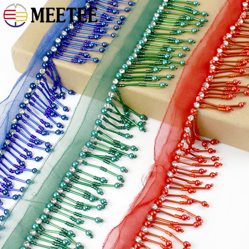 1Yard 5cm Kralen Kant Trim Fri - Fringe Ribbon Sewing recensie en prijs