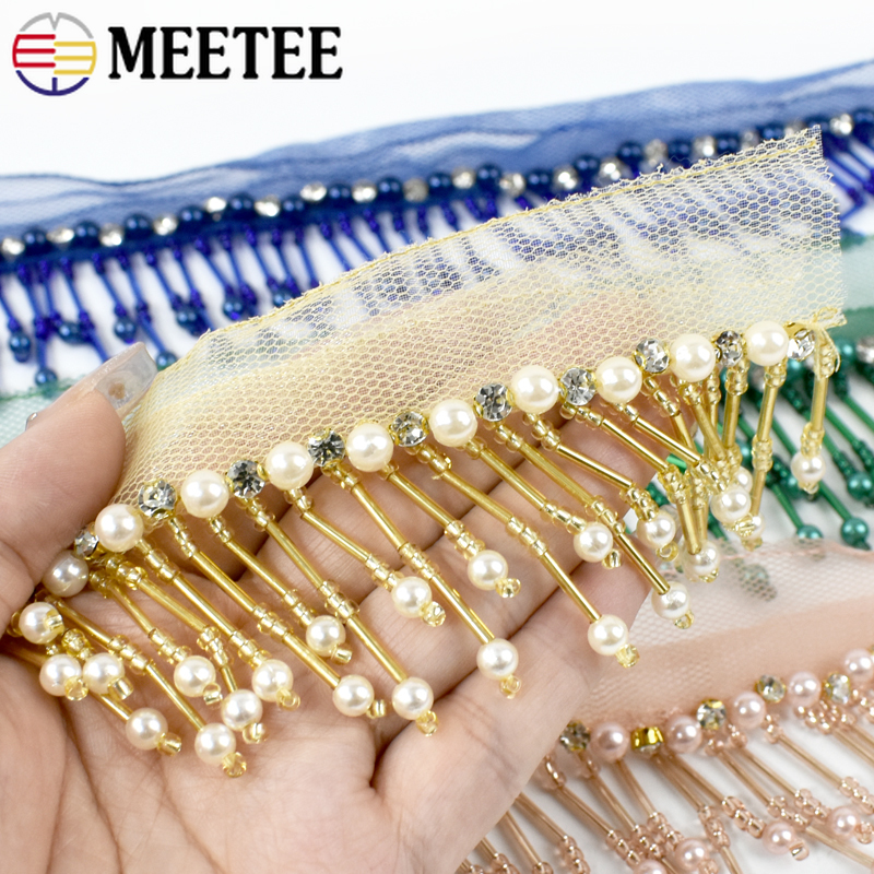1Yard 5cm Kralen Kant Trim Fri - Fringe Ribbon Sewing recensie en prijs