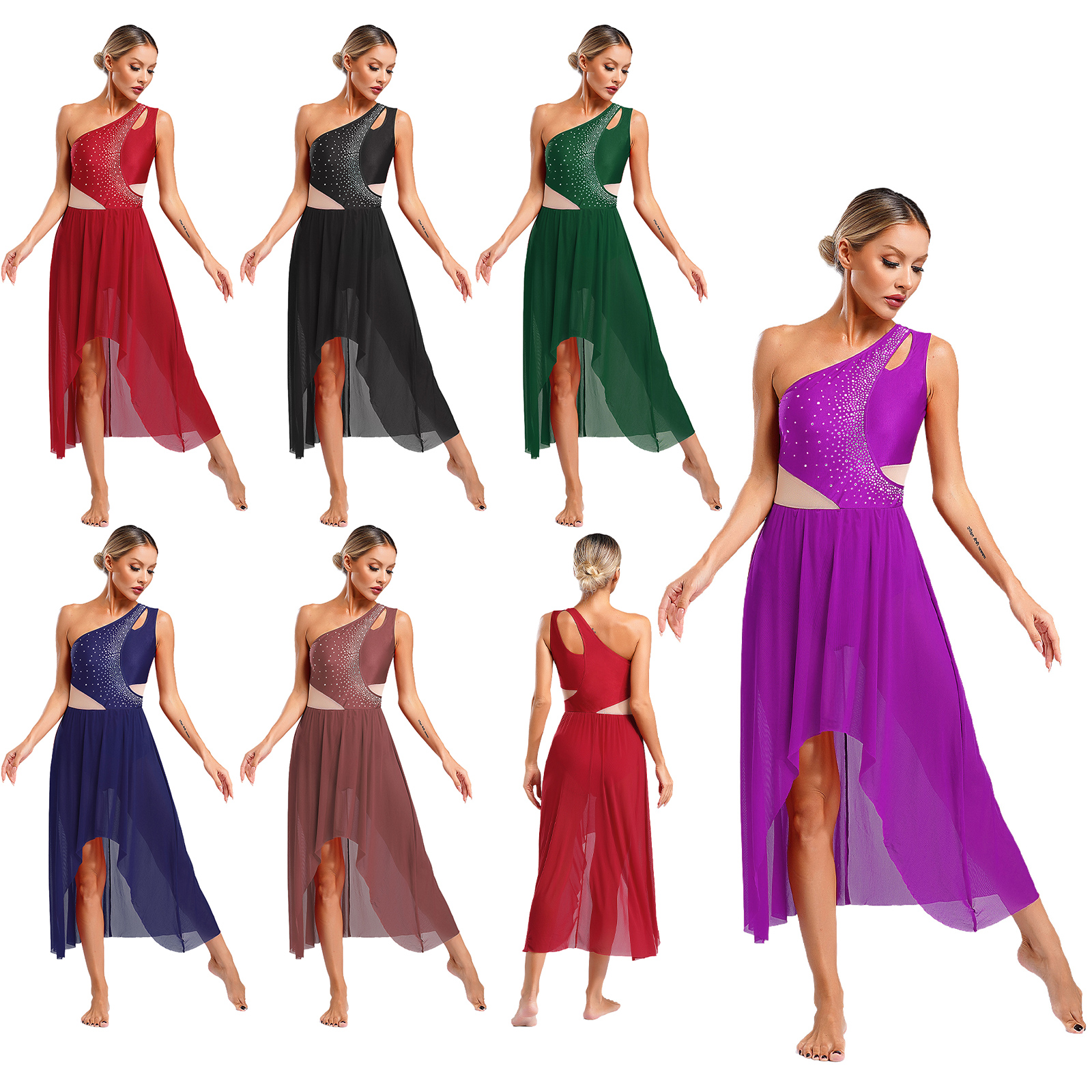 Vrouwen Mouwloze Steentjes Mes - Rhinestone Banding Trim recensie en prijs