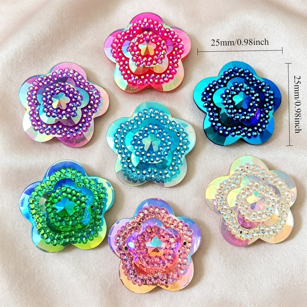 12 stuks Glitter Crystal AB Bl - Sew On Rhinestone recensie en prijs