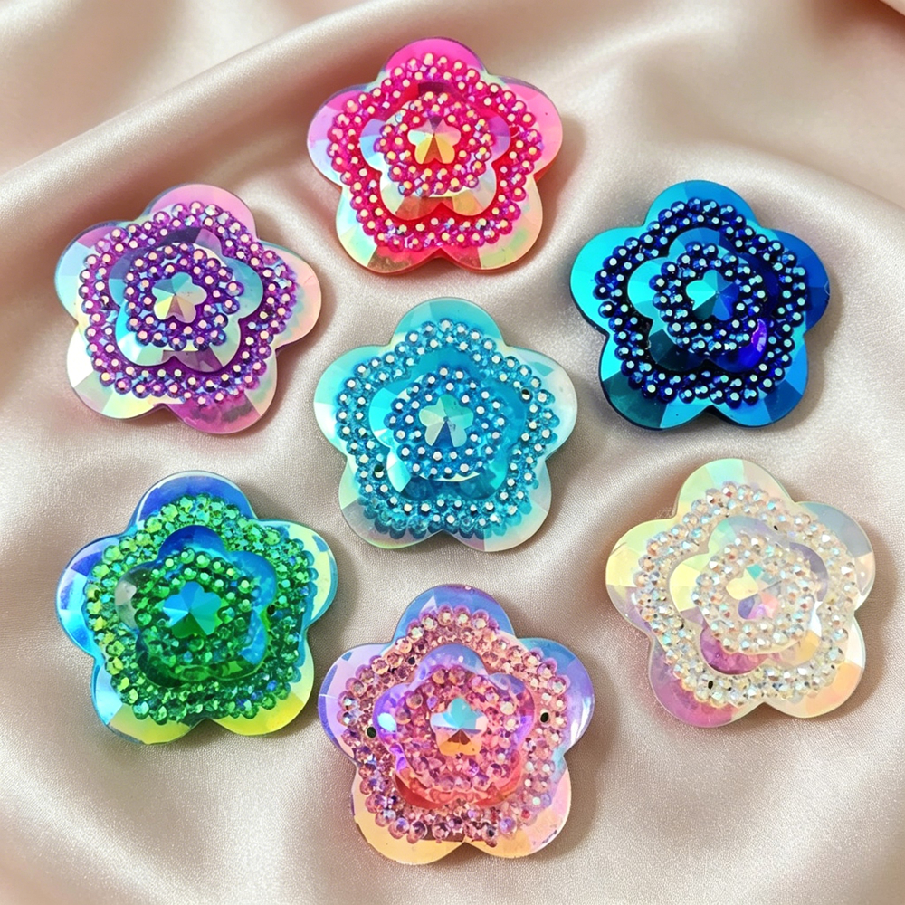 12 stuks Glitter Crystal AB Bl - Sew On Rhinestone recensie en prijs