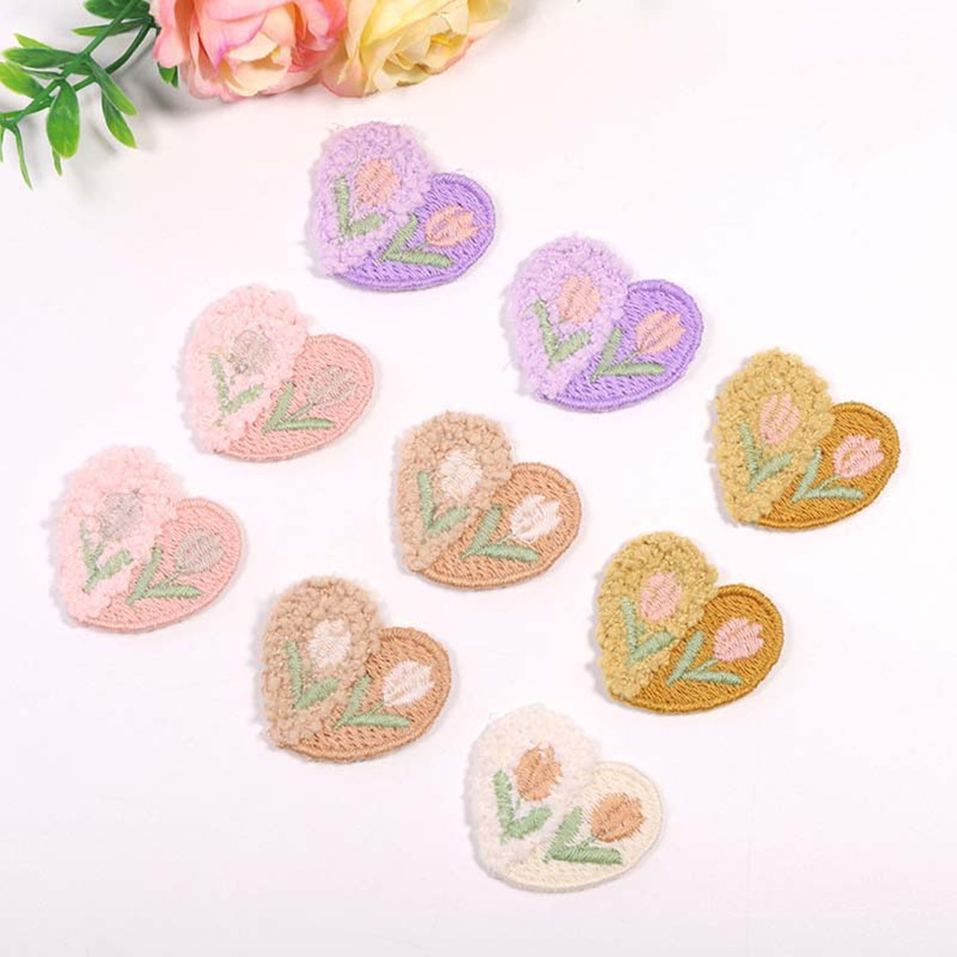 10 Stuks Wol Pluche Liefde Blo - Applique Patch Flower recensie en prijs