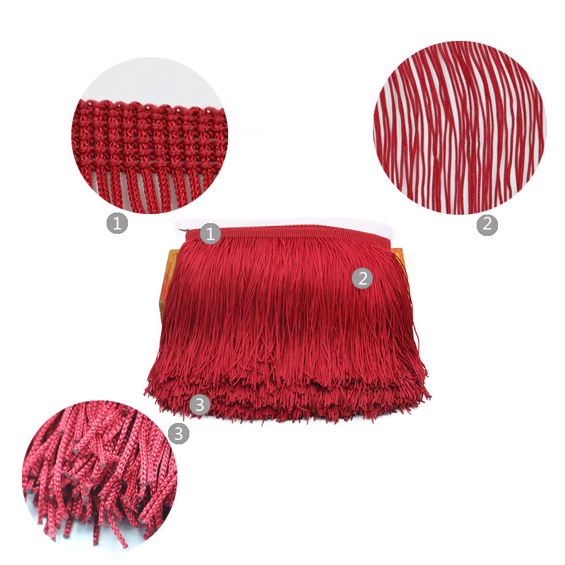 9/15/20/30cm Lange Kwast Fring - Fringe Ribbon Sewing recensie en prijs