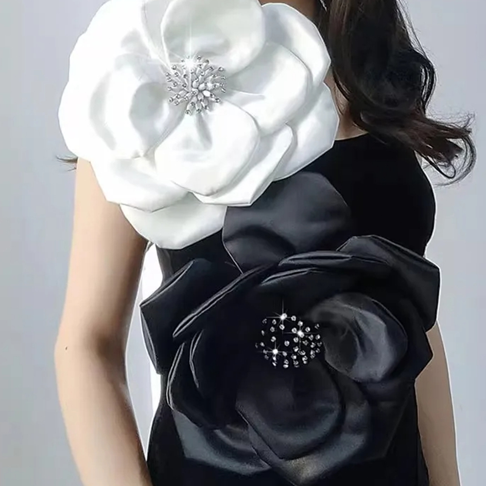 Nieuwe 29Cm 3d Grote Bloem Kan - Applique Patch Flower recensie en prijs