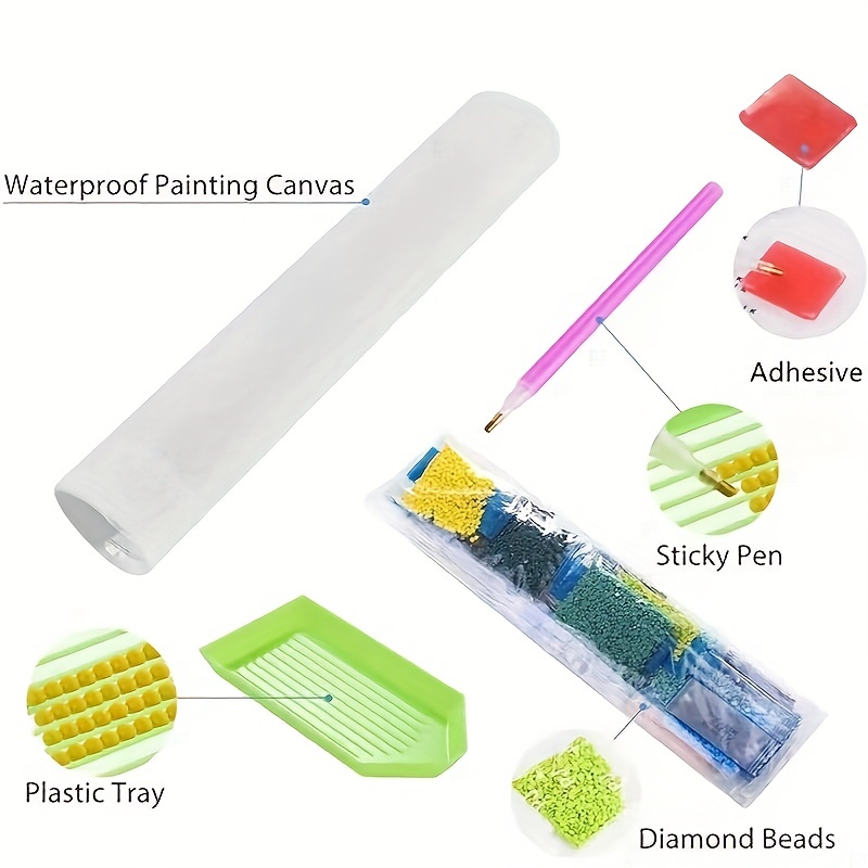 DIY Diamond schilderij ronde d - Embroidery Embellishments recensie en prijs