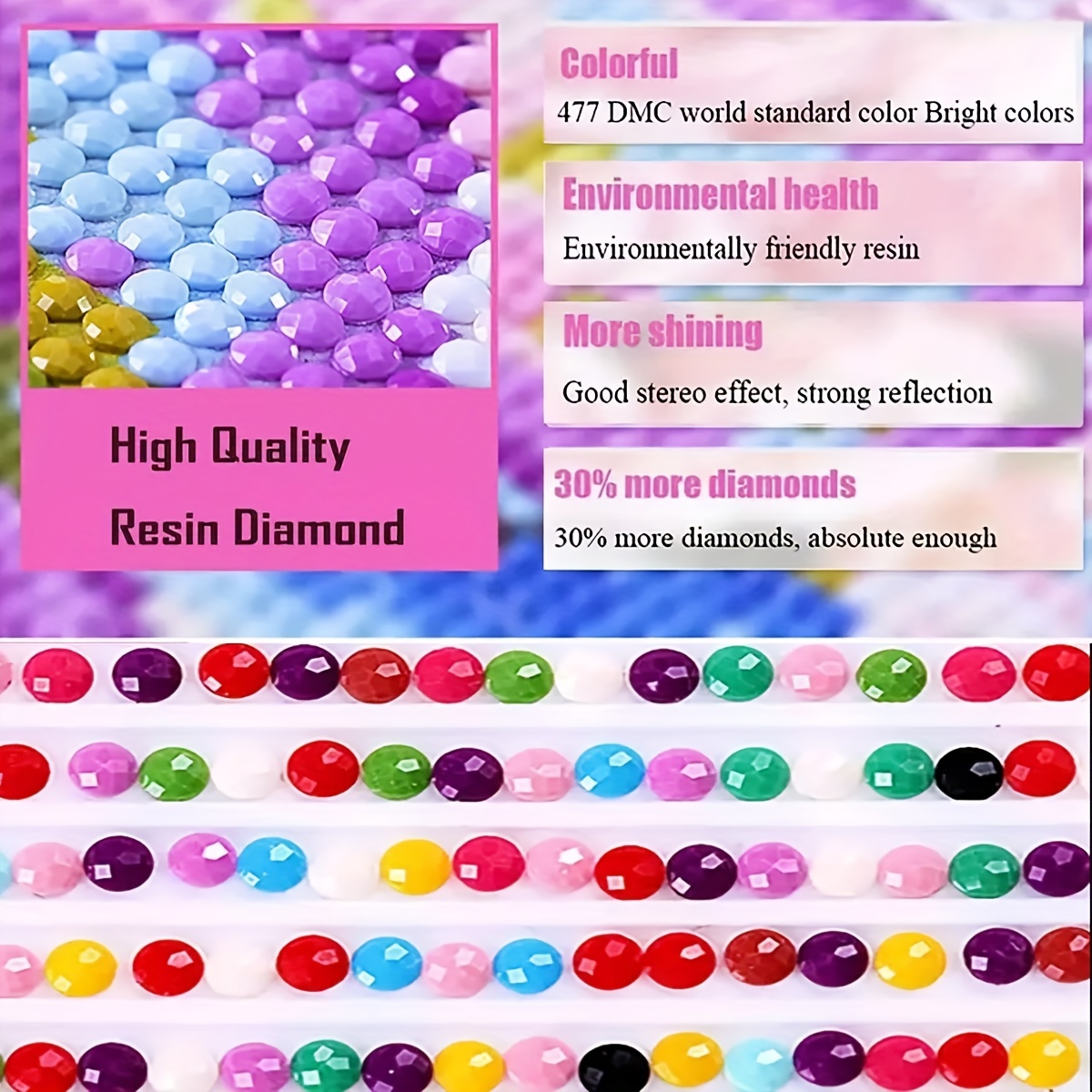 DIY Diamond schilderij ronde d - Embroidery Embellishments recensie en prijs