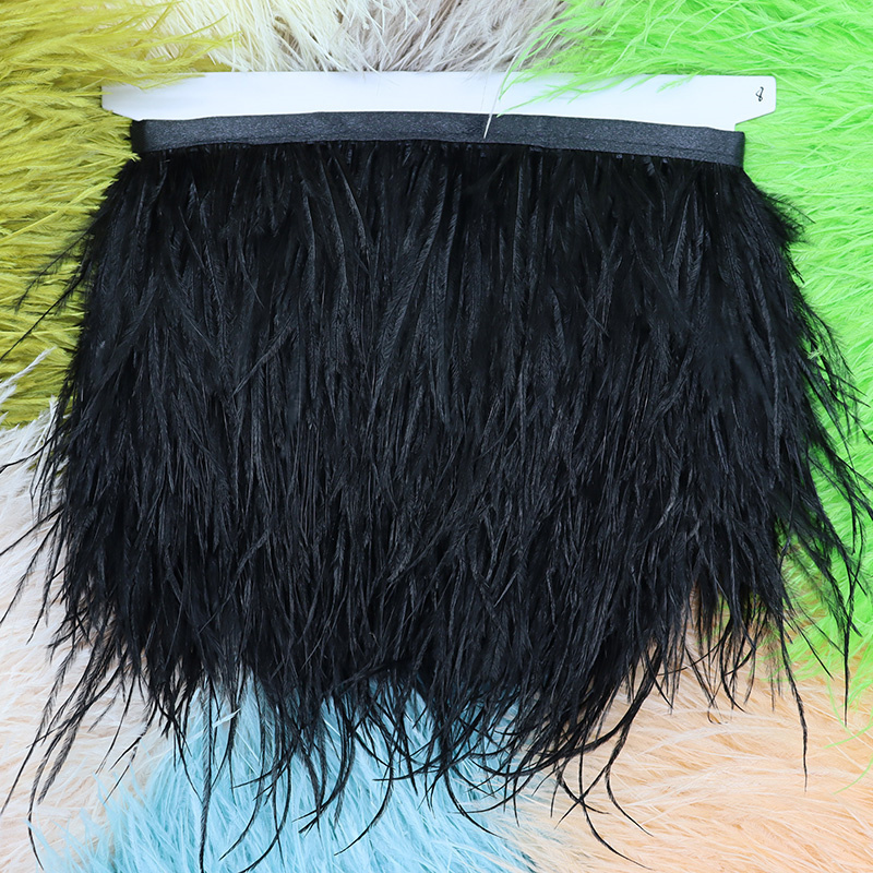 1M 8-10cm Zwarte Struisvogelve - Feather Trim Marabou recensie en prijs