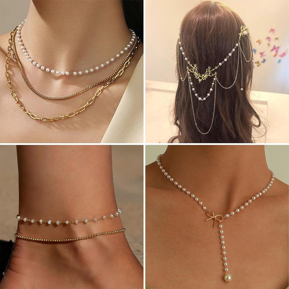 20 Meter 3/4/5/6mm Faux Parels - Pearl Trim Chain recensie en prijs