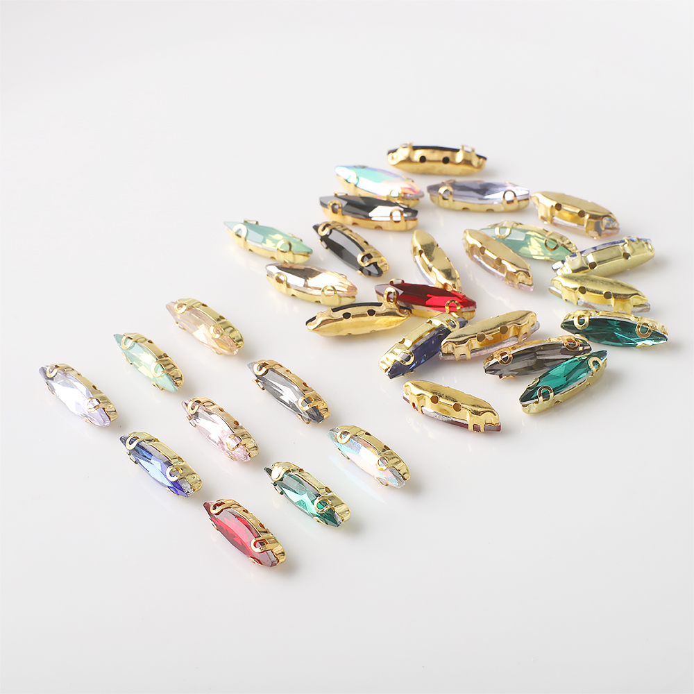 20 Stuks 4X15Mm Paard Oog Kris - Sew On Rhinestone recensie en prijs