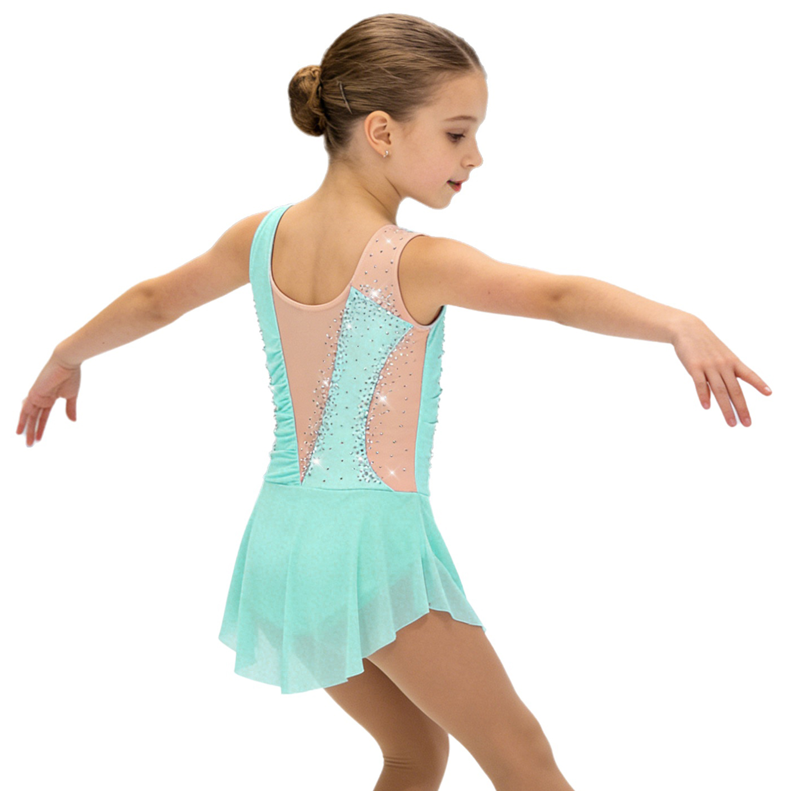 Kinderen Meisjes Figuur Schaat - Rhinestone Banding Trim recensie en prijs